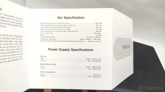 Predám slúchadlový zosilňovač REGA Ear - 6