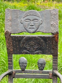Africke drevene kresla - Chokwe - 6