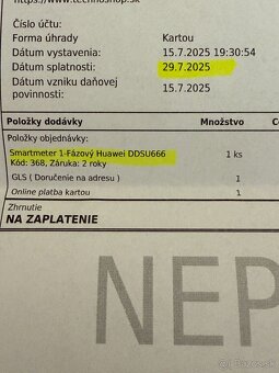 Jednofázový smartmeter Huawei DDSU666-H - 6