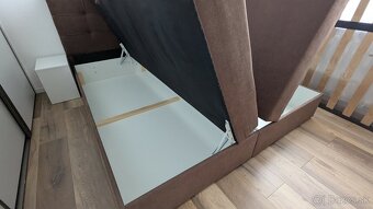 Manželská posteľ 180x200 s ukladacim priestorom - 6