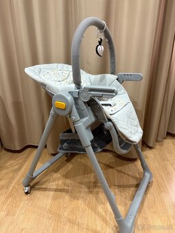 KINDERKRAFT SELECT Jedálenská stolička,Lastree Grey, Premium - 6