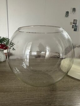 Okrúhle akvárium s lampou - 6