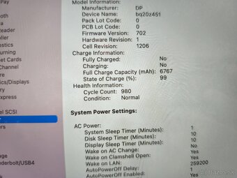 Apple Macbook Pro 15" Mid 2014, i7, 16 GB ram, 256 GB HDD - 6