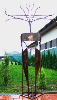BAROMETER, stolové hodiny, číslovačka, skulptura - 6
