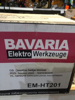 Benzínová píla na živý plot 0,75 kw Bavaria - 6