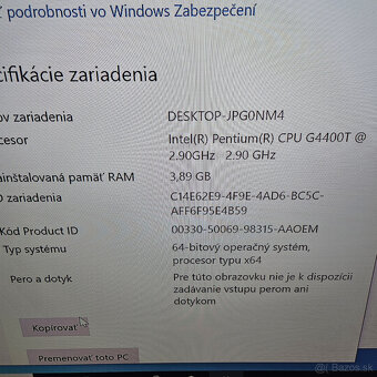 Mini počítač LENOVO M700 Win 10 - 6