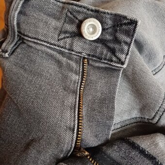 Tommy Hilfiger šedé slim straight streč - 6