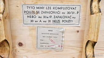 Vojenska drevena krabica bedňa 3. - 6