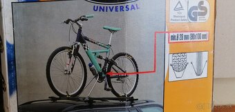 Nosič na bicykel - univerzálny - 6