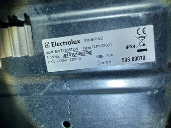 Pracka Electrolux EWT12666TLW 6kg pádla 1200 otáčok - 6