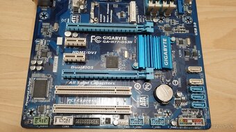 Predám základnú dosku Intel Gigabyte GA-H77-DS3H - 6
