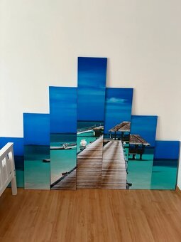 7-dielny obraz na plátne Maledivy - 6