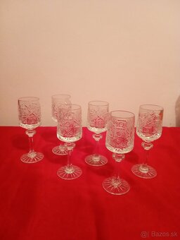 Súprava váz, pohárov z kryštálu - 6