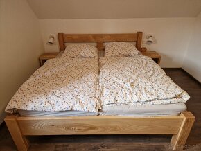 Jaseňová manželská postel nepoužitá - 6
