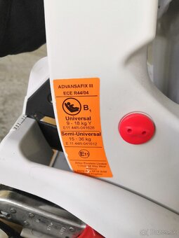 Detská autosedacka Britax Römer ADVANSAFIX III SICT ISOFIX
- 6