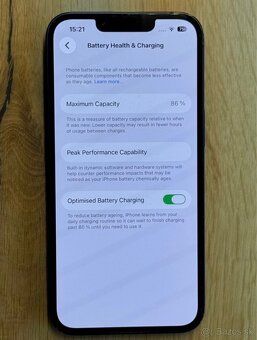 iPhone 13 256GB Midnight + kryty a sklo - 6