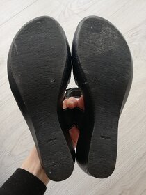 Dámske topánky/sandále na podpätku - 6