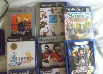 Herná konzola - Sony PlayStation 2 + 14 originálnych Hier - 6