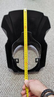 predný štít čierna lesklá a matná nové - 6