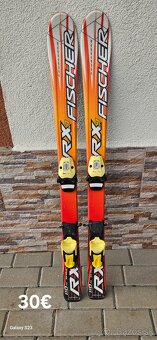 Predam detské  lyže, lyžiarky, prilbu. - 6