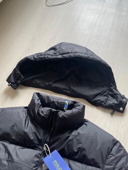 Polo ralph lauren čierna zimná bunda - L - 6