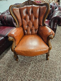 CHESTERFIELD V ANGLICKOM ŠTÝLE,V TOP STAVE,3+1+1 - 6