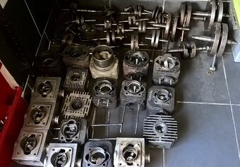 Klukove hriadele 2T po repase Jawa,CZ.MZ Simson Manet Ba2 - 6