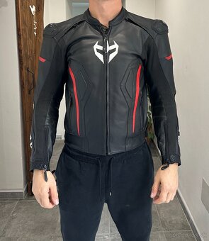 Športová kožená bunda ARMURE HAMO LEATHER veľ. M - 6