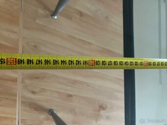 Veľký sklenený jedálenský stôl - 6