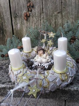 adventný veniec: - 6