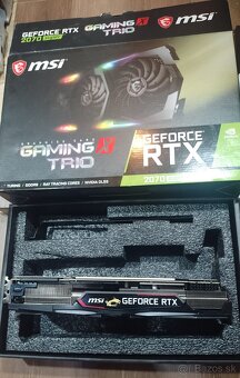 MSI GAMING X TRIO RTX 2070 SUPER 8G OC – TOP stav, originál - 6