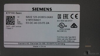 Siemens KTP700 Basic + S7 1200 - 6