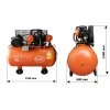 Kompresor olejovy 350L 12,5bar - 6