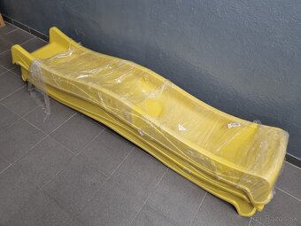Šmykľavka s prípojkou na vodu žltá 2,20m - 6