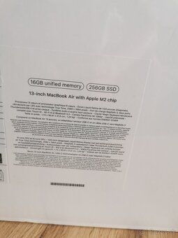 Apple MacBook Air 13" M2 (8× CPU / 8× GPU, 16GB RAM, 256gb - 6