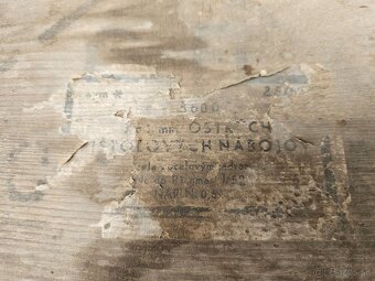 Vojenska drevena krabica bedňa 8. - 6