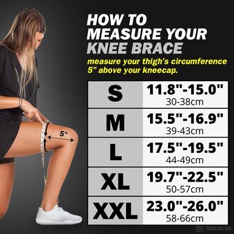 POWERLIX Najlepšia ortéza na koleno proti bolesti - XL , 2ks - 6