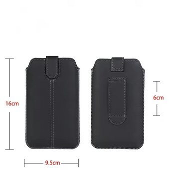 Univerzálne puzdro na telefón z PU kože - 6