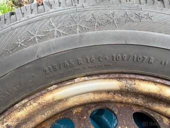 Zimné pneumatiky na plechových diskoch z Ford tourneo custom - 6