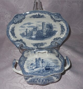 anglicky porcelan-cajnik,krcah,cukornicka.. - 6