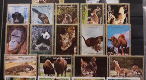 Známky zvieratá 1 - 6