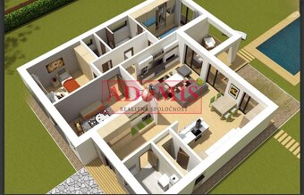 Predáme 4izbový bungalov 131m2 Cestice,ČOV,teraska,obecná vo - 6
