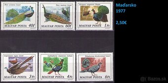 Kompletné série - nepečiatkované (Fauna) - 6