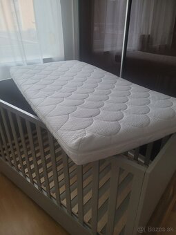 Postielka a komoda Bellamy Lotta sivá - 6