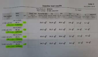 vstrekovače 04L130277AD s protokolom TOP stav - 6