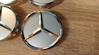 Mercedes krytky stredovej diery kolies 75mm viac farieb BA - 6
