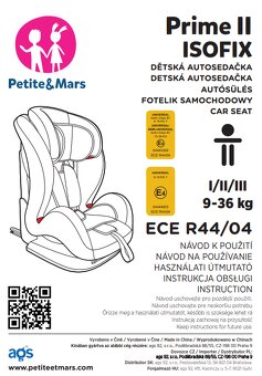 Petite & Mars Prime II Grey (9 - 36 kg) - 6