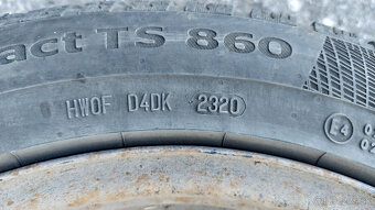Zimné pneu Continental 205/55 R16 - plech. disky - 6
