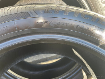 PREDÁM zánovné letné pneu zn. GOODYEAR 215/55 R17 94V - 6