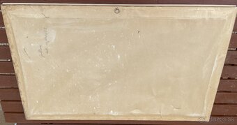 starožitný ručne maľovaný obraz - 6